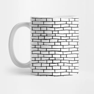 brick road - white and black Mug